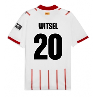 Billige Fotballdrakt Girona Axel Witsel #20 Replika Hjemmedrakt 2025-26 Kortermet